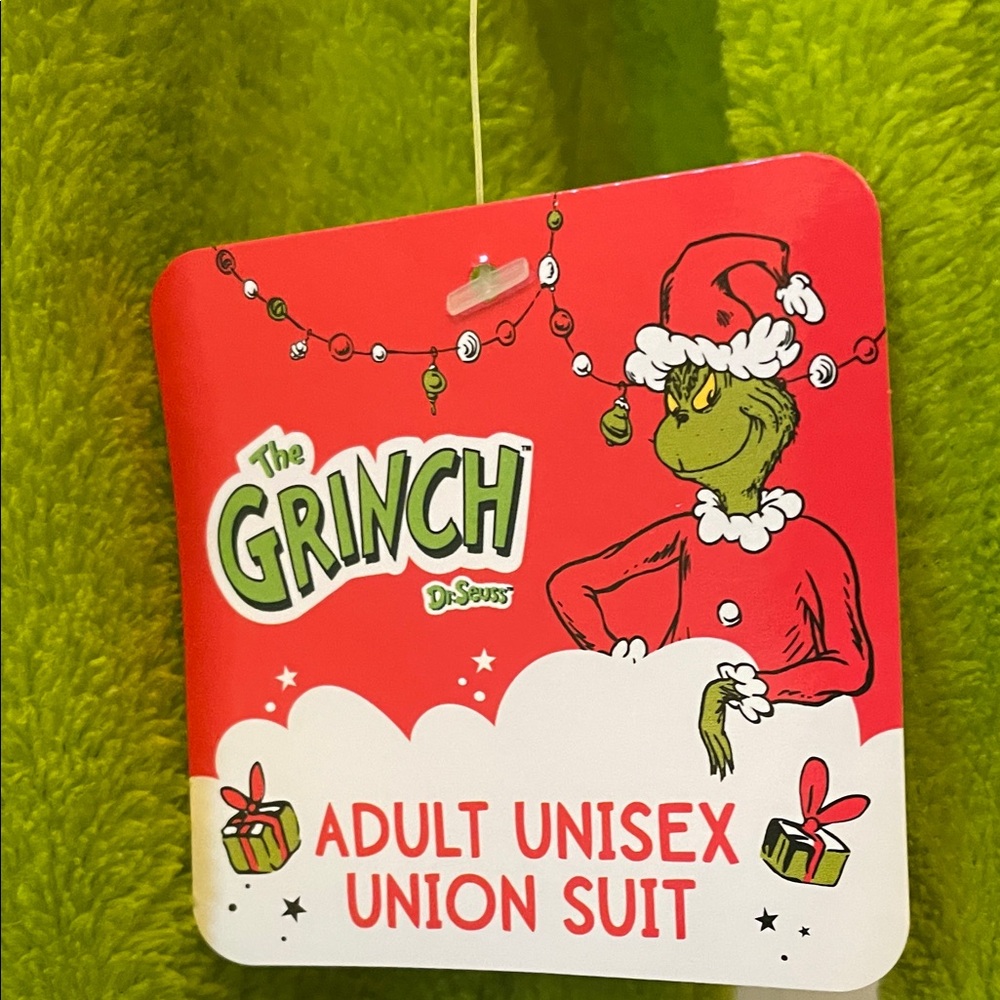 Dr. Seuss Green Grinch Union Suit